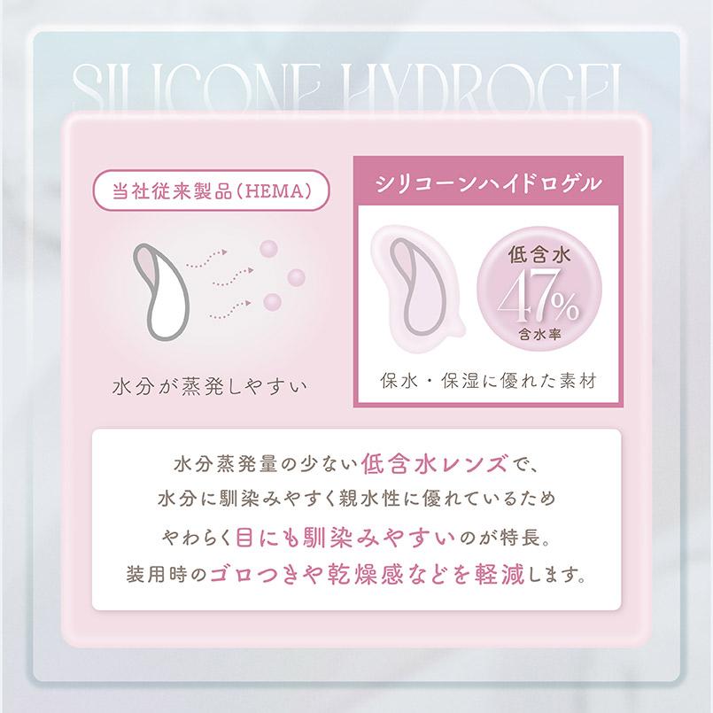 【シリコン素材】LARME ラルムワンデー (1箱10枚入り)( 池田エライザ カラーコンタクト 回らない 水光 カラコン ラルム シリコン 軸固定 シリコンワンデー ) | LARME | 38