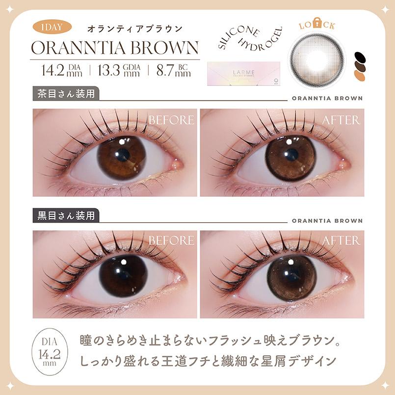 【シリコン素材】LARME ラルムワンデー (1箱10枚入り)( 池田エライザ カラーコンタクト 回らない 水光 カラコン ラルム シリコン 軸固定 シリコンワンデー ) | LARME | 28
