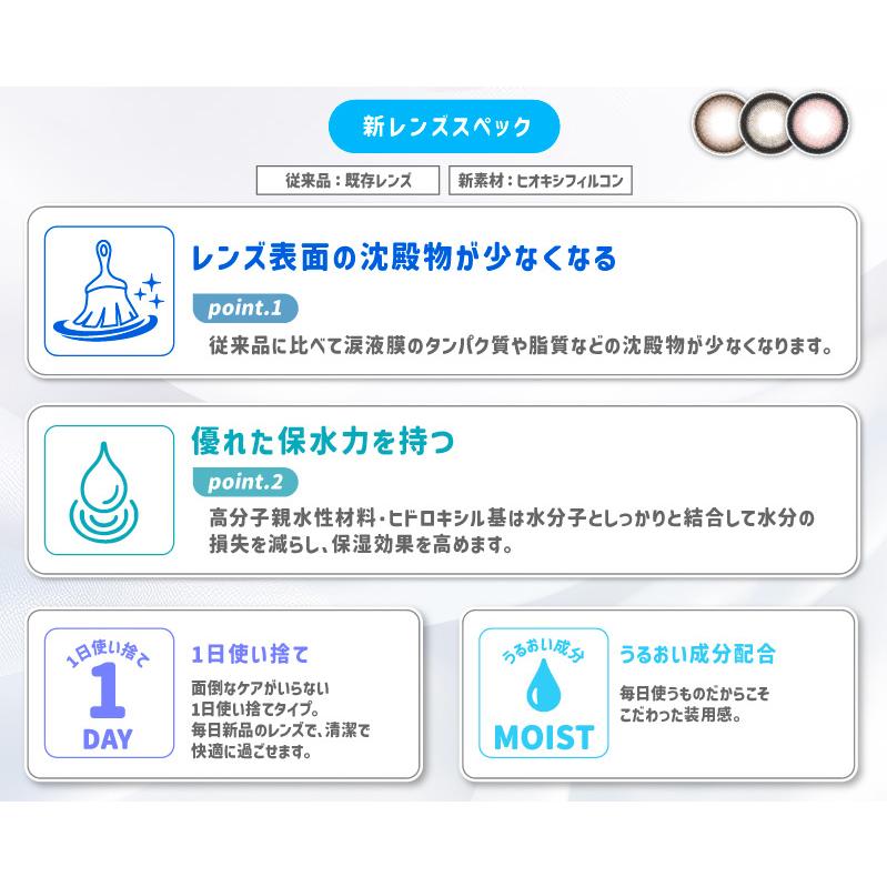 【クーポン利用で10%OFF】プリモア PRIMORE 1day (1箱10枚) ( カラコン 送料無料 ワンデー 度あり 度なし カラーコンタクト 1day ワンデーカラコン ) | Motecon | 13