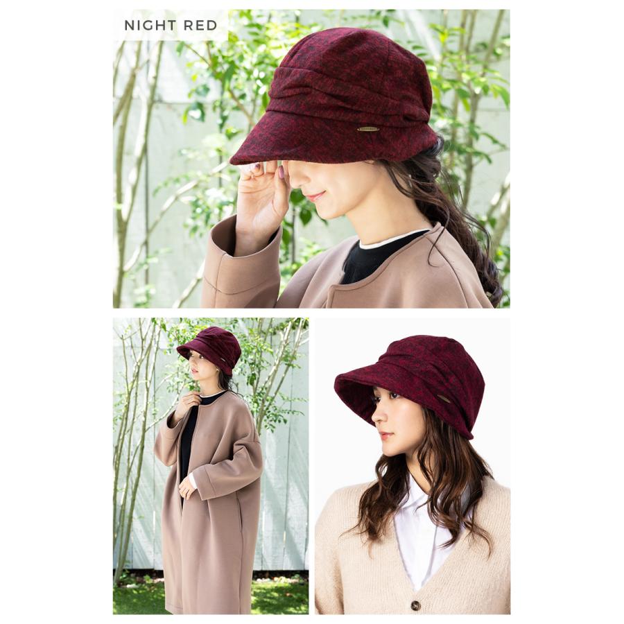 帽子 レディース 大きいサイズ キャスケット AWミラクルキャスダウンHAT ハット 秋 冬 小顔効果 防寒対策に 秋冬 SALE セール | QUEENHEAD | 20