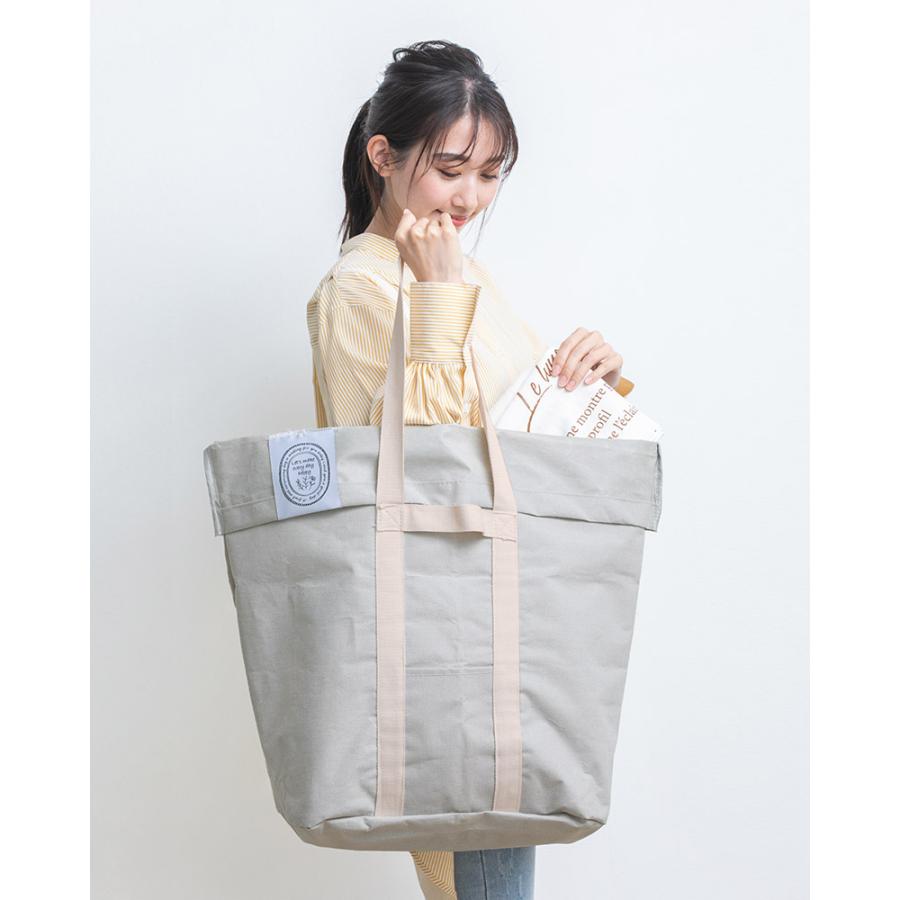 ランドリーバスケット バッグ グッズ 折りたたみ スリム 大容量 約53L