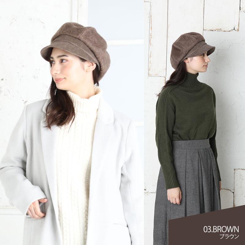 帽子 レディース 秋 秋冬 冬 「ふんわりシャギーキャスケット」 大きいサイズ 耳当て防寒 コーデュロイ 旅行 秋 冬 秋冬 SALE セール | QUEENHEAD | 13