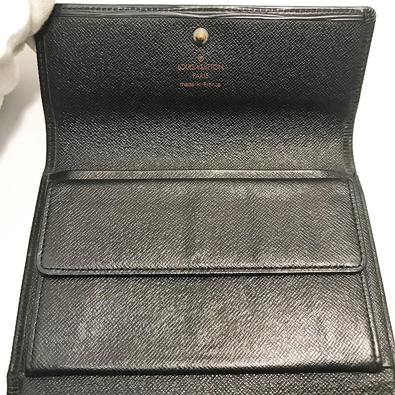LOUIS VUITTON ルイ・ヴィトン エピ ノワール ポルト トレゾール 