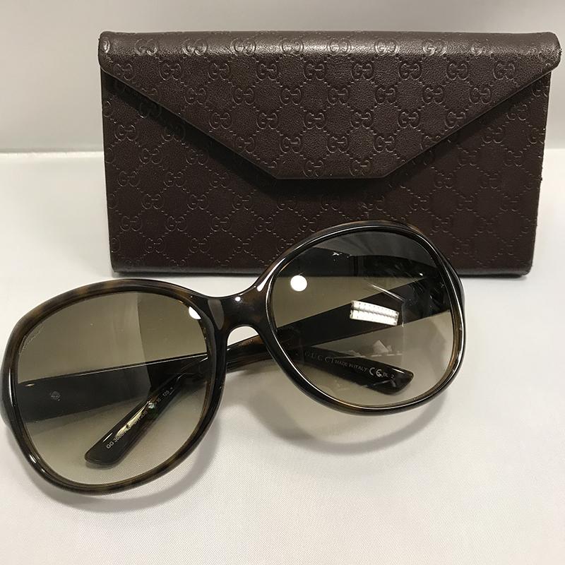 GUCCI グッチ　サングラス　べっ甲調×シルバー金具　GG3688/F/S DWJDB 59□16 レディース qob.YJO03｜queenoff