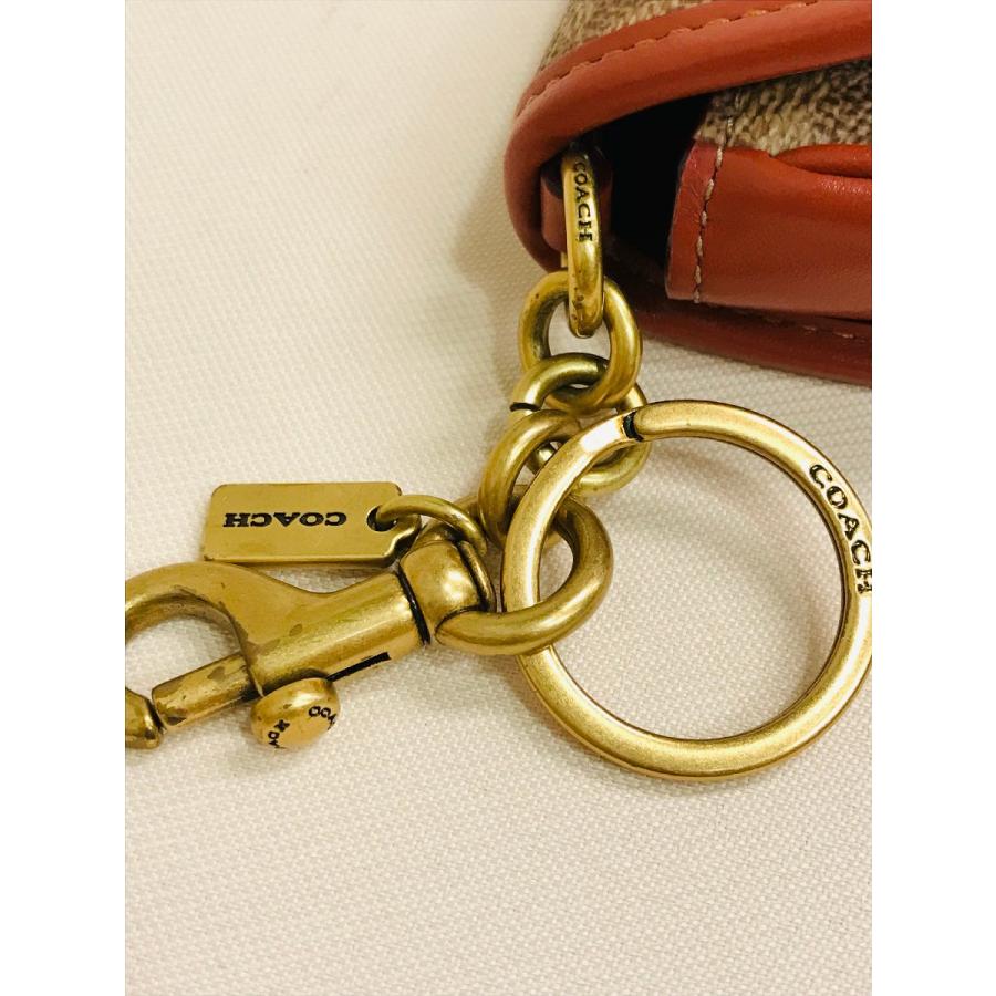 COACH コーチ シグネチャー ミニバッグチャーム PVC qob.YKX10 : QUEEN