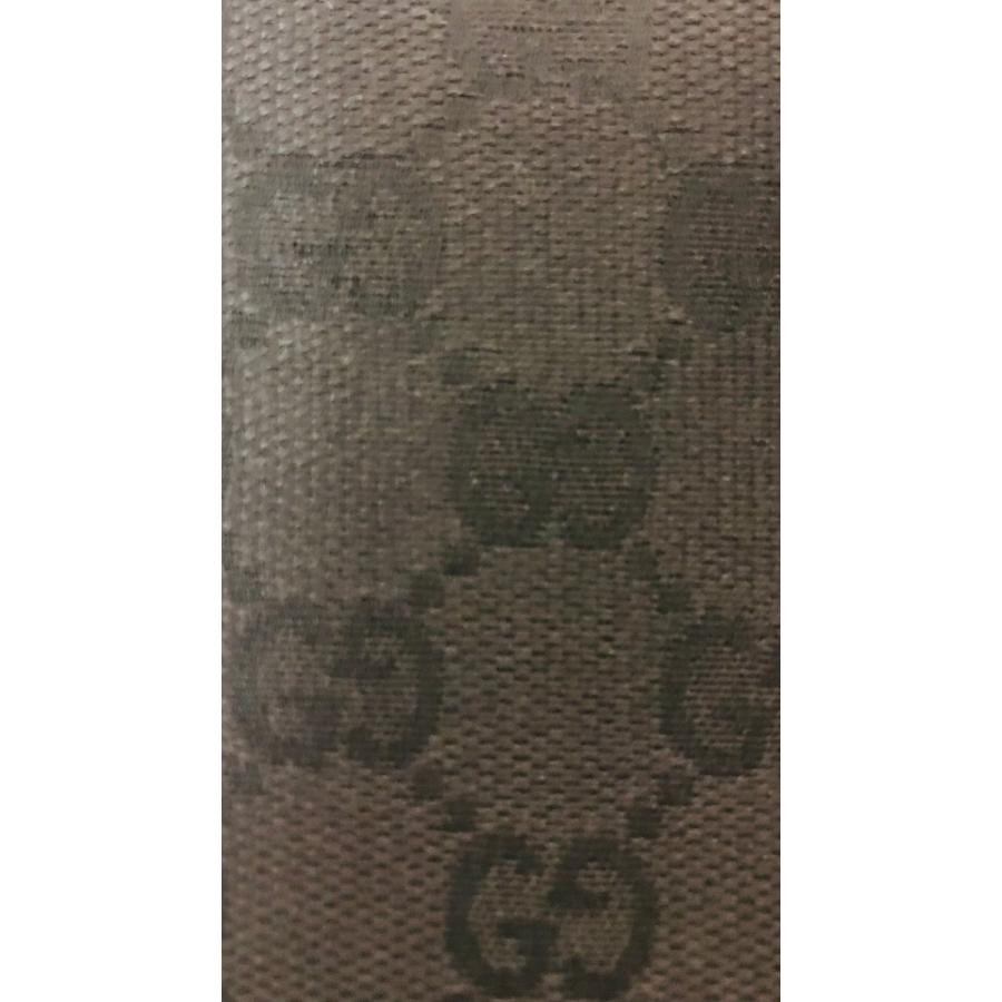GUCCI グッチ バンブー GG 二つ折り財布 キャンバス×レザー ブラック
