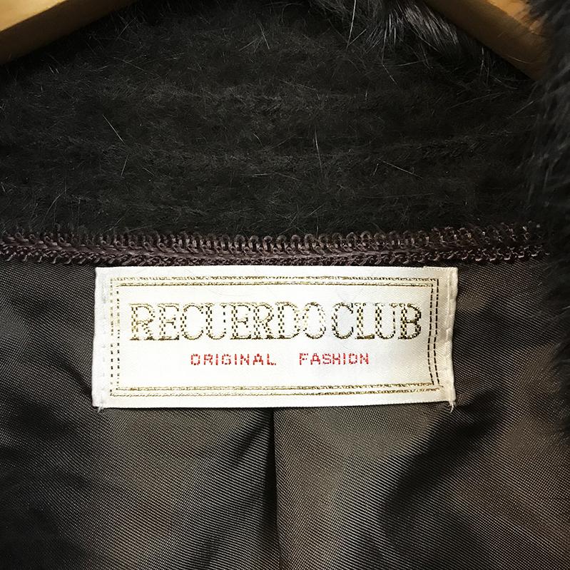 RECUERDO CLUB アンゴラ 80％ ファー部分：チンチラ・ミンク ハーフ 