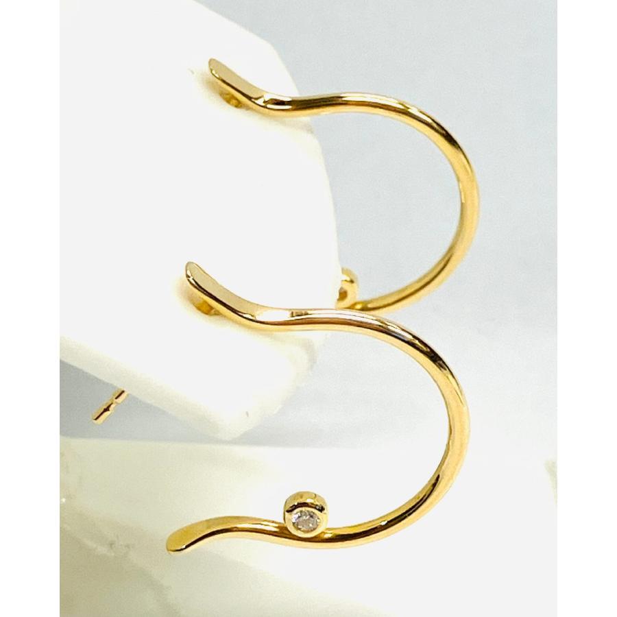 ete エテ K18 ダイヤ 0.01/0.01ct ドロー ピアス qoj.Y5J04 ete エテ K18 ダイヤ 0.01/0.01ct ドロー ピアス qoj.Y5J04