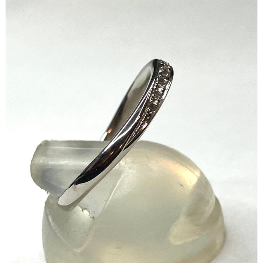ICHAROI イサロイ PT950 プラチナ 8粒ダイヤモンドリング 0.05ct 10.5 