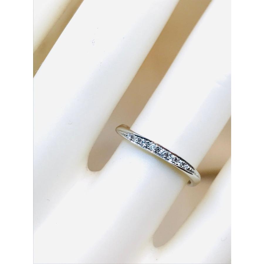 ICHAROI イサロイ PT950 プラチナ 8粒ダイヤモンドリング 0.05ct 10.5 