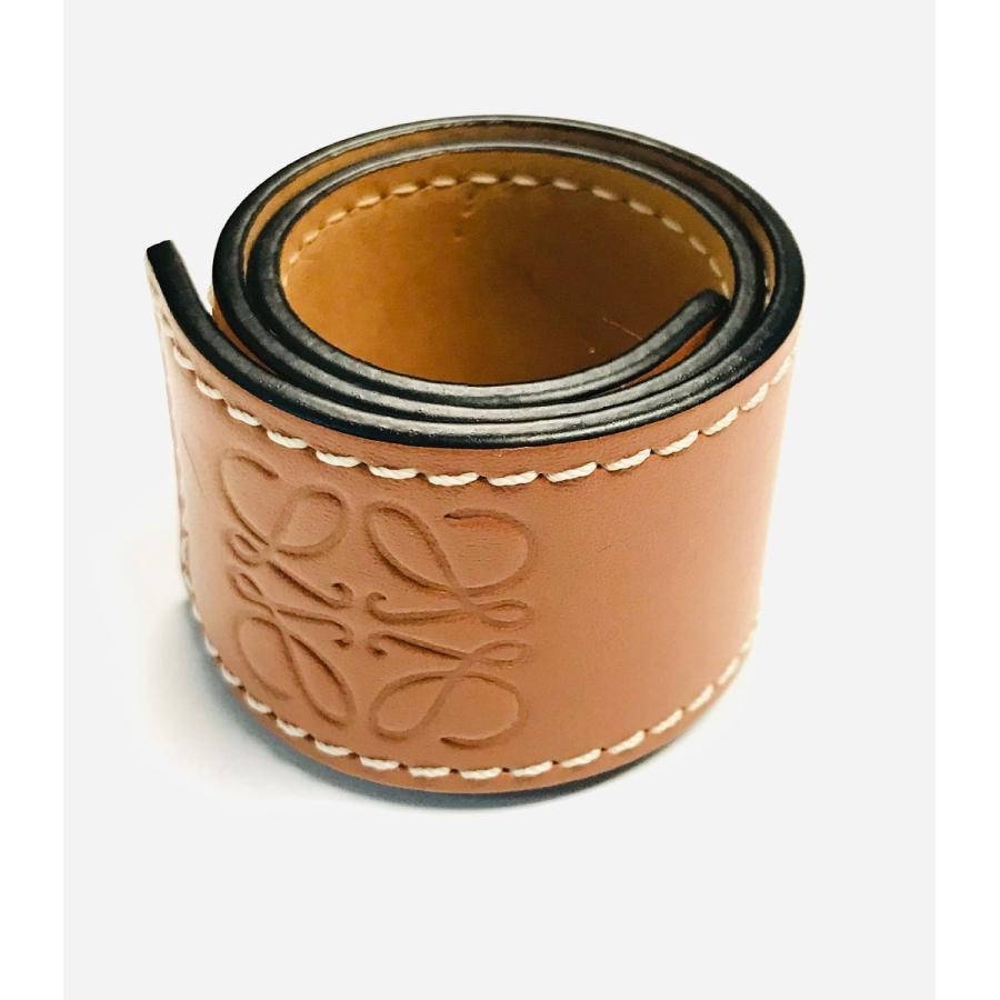 LOEWE LOEWE ロエベ アナグラム 革レザー キャメル ブレスレット LOEWE LOEWE ロエベ アナグラム 革レザー キャメル ブレスレット