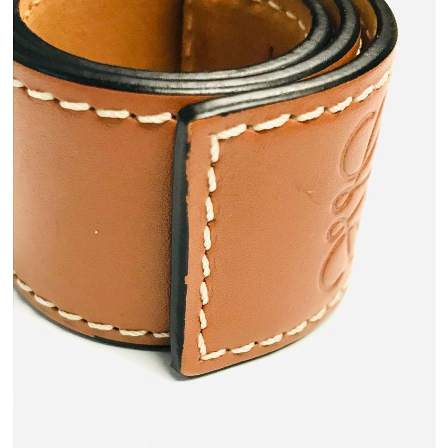 LOEWE LOEWE ロエベ アナグラム 革レザー キャメル ブレスレット LOEWE LOEWE ロエベ アナグラム 革レザー キャメル ブレスレット