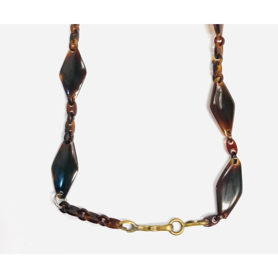 べっ甲 鼈甲 ひし形 デザイン ネックレス qoj.YQB13 : QUEEN OFF Yahoo