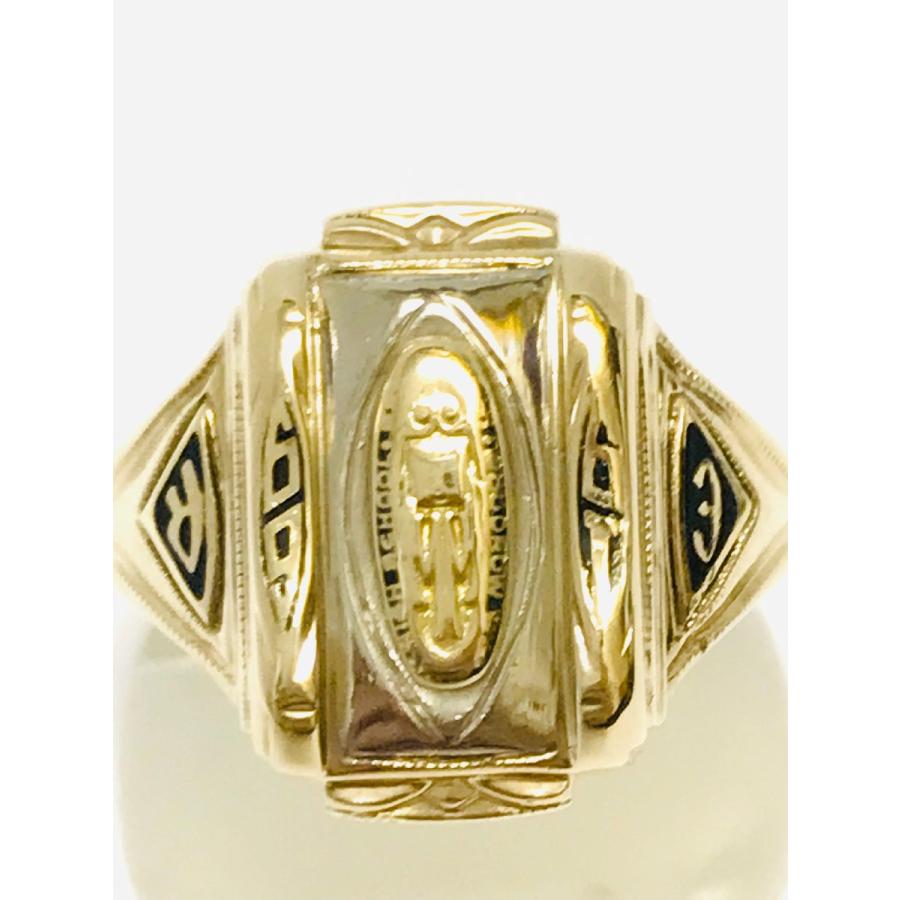10K HERFF jones U.S. vintage カレッジリング ヴィンテージ 14 10K HERFF jones U.S. vintage カレッジリング ヴィンテージ 14