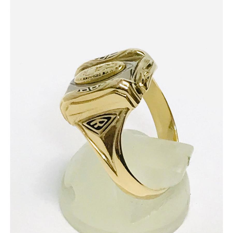 10K HERFF jones U.S. vintage カレッジリング ヴィンテージ 14 10K HERFF jones U.S. vintage カレッジリング ヴィンテージ 14