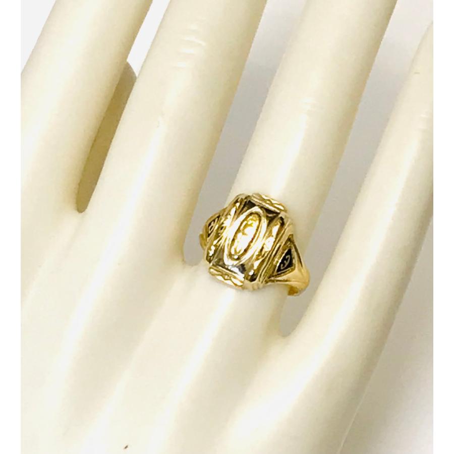 10K HERFF jones U.S. vintage カレッジリング ヴィンテージ 14 10K HERFF jones U.S. vintage カレッジリング ヴィンテージ 14