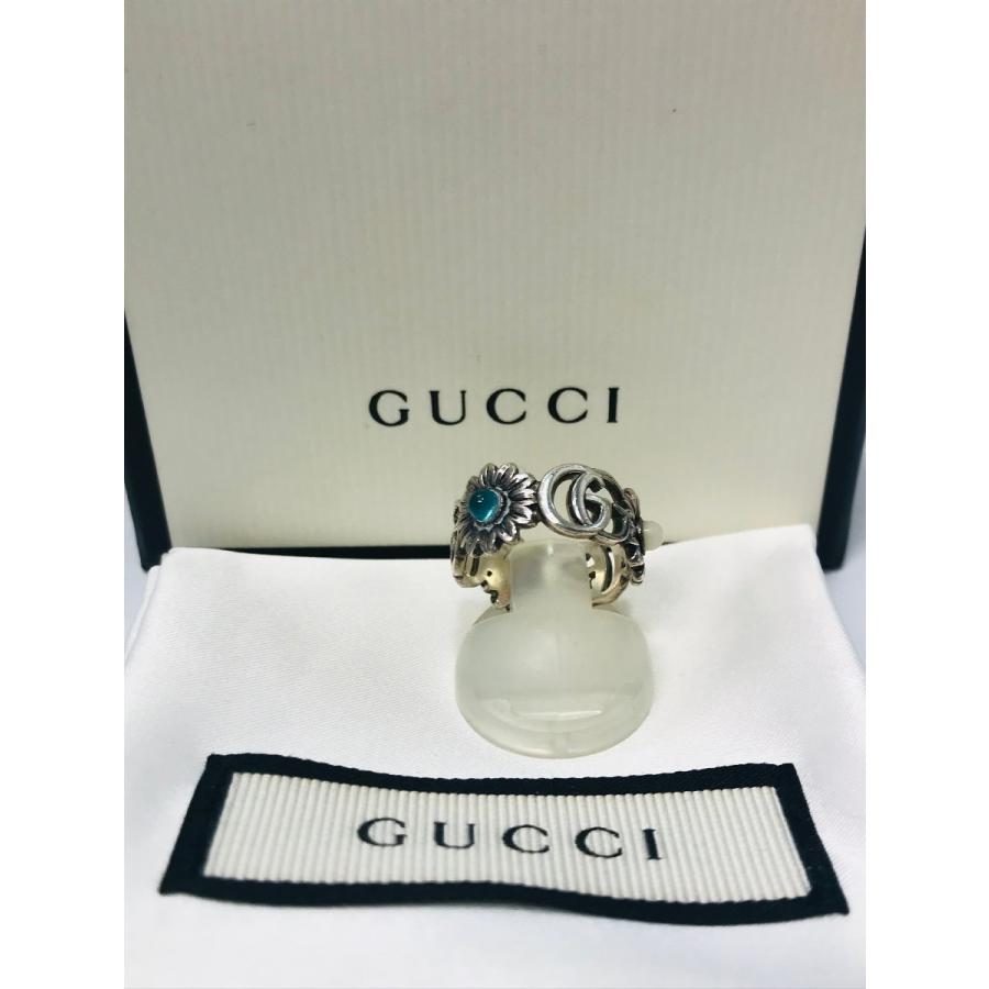GUCCI グッチ ダブルG マザー シルバーリング 9号 qoj.YSY02 : QUEEN