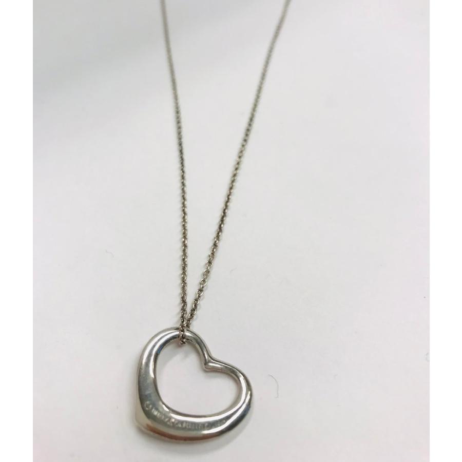 TIFFANY＆CO. ティファニー SV925 オープンハート ネックレス qoj