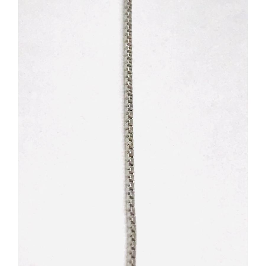 K18WG ホワイトゴールド 7Pダイヤモンド 0.25ct ネックレス qoj.YXE03