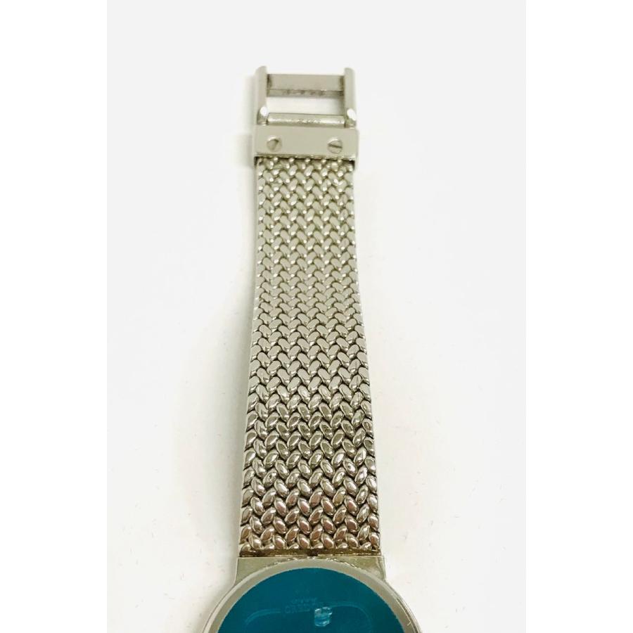 SEIKO クレドール K18 ベゼル ネイビー盤 クオーツ qow.YU604 