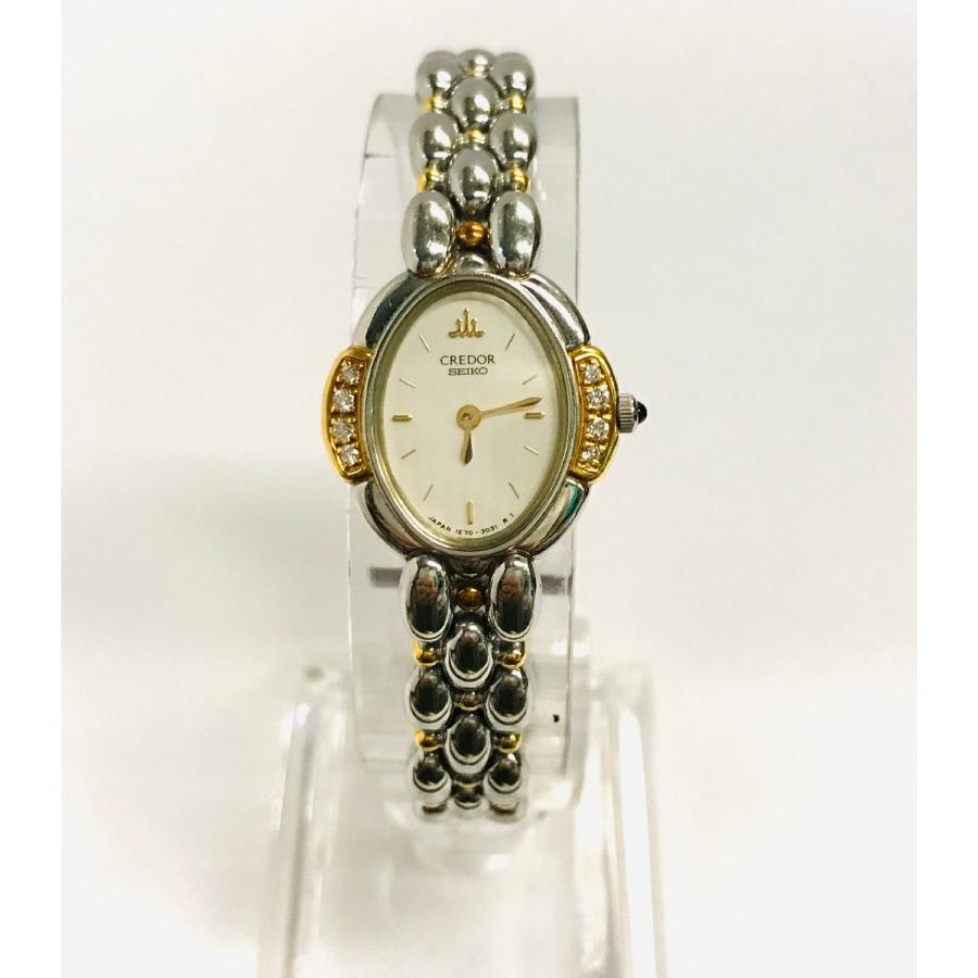 SEIKO CREDOR セイコー クレドール 1E70-3040 ステンレス×18KT