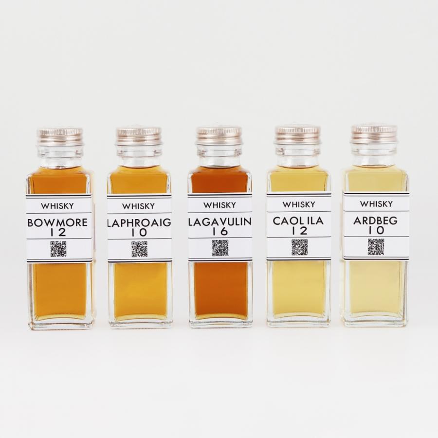 プレゼントに最適】アイラモルト 5種 テイスティングボックス 各100ml