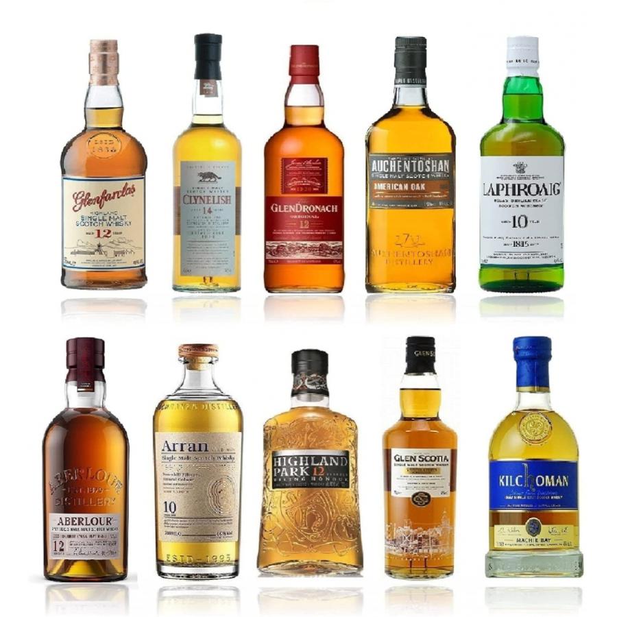 バーテンダー厳選】シングルモルト10種 飲み比べセット 各100ml