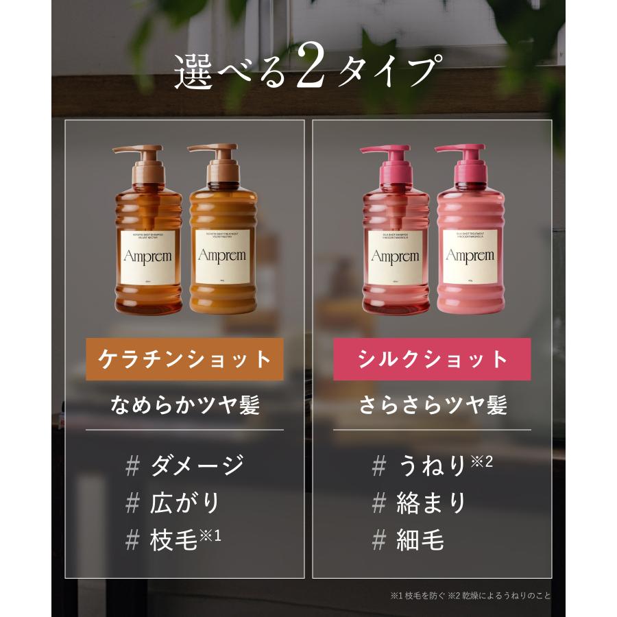 先行予約【8月24日発売】Amprem アンプレム シャンプー トリートメント
