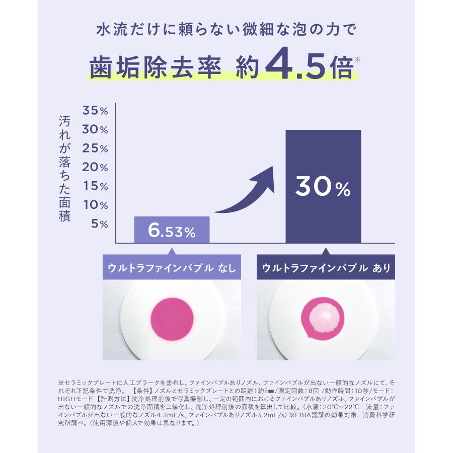 口腔洗浄器 BEAURAL ビューラル ウルトラファインバブルウォッシャー 本体 ノズル セット 虫歯予防 歯周ケア 口腔内洗浄器 歯垢除去の画像