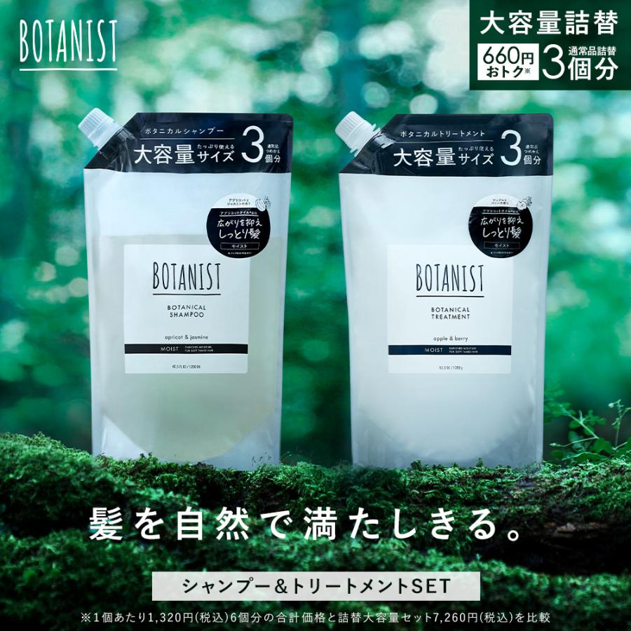 【新品未使用】BOTANISTシャンプー＆トリートメントセット（大容量）2セット BOTANIST（ボタニスト） シャンプー 大容量詰め替え 大容量2点