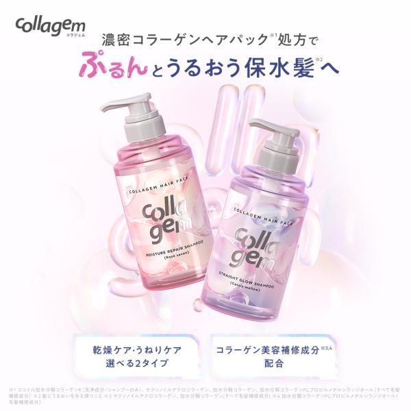 コラーゲンシャンプー シャンプー コラジェム collagem シャンプーボトル 2点 コラーゲン  コラーゲンヘアパック | 