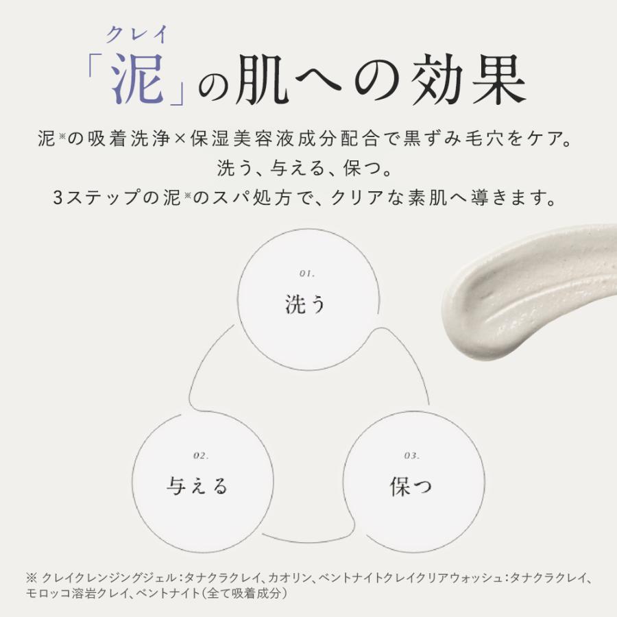 DROAS 洗顔 クレンジング スキンケアセット クレイクリア