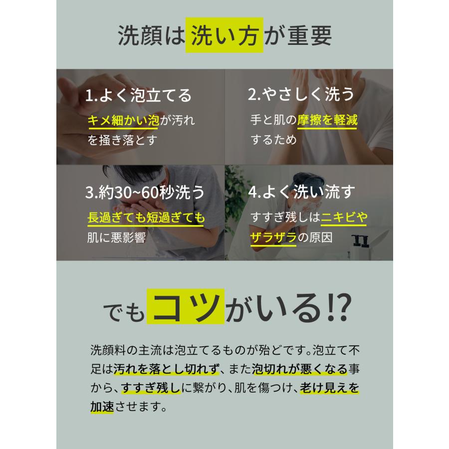 マーフィー ジェル洗顔 murphy 洗顔フォーム メンズ 洗顔料 保湿 ビタミン 毛穴 黒ずみ ハリ くすみ ケア 男性 ニキビ 肌荒れ 防止｜queensshop｜08