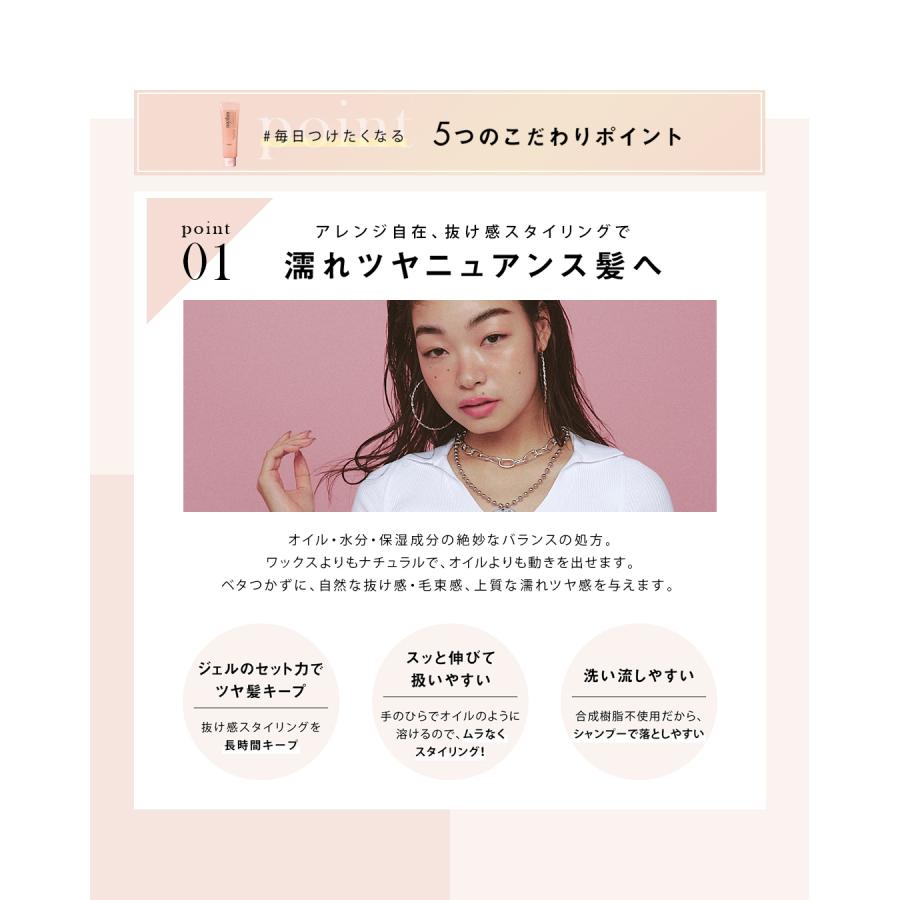 mythm グロッシーパールジェル ヘアスタイリング 青山テルマプロデュースブランド ミズム スタイリング ジェル ヘアマスク 濡れ ゆうパケット対象商品 cpj | mythm | 04