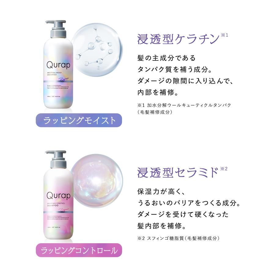 Qurap（キュラップ） ダメージケアシャンプー シャンプー カラー