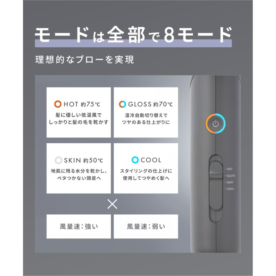 SALONIA（サロニア） ドライヤー スムースシャイン ドライヤー 速乾