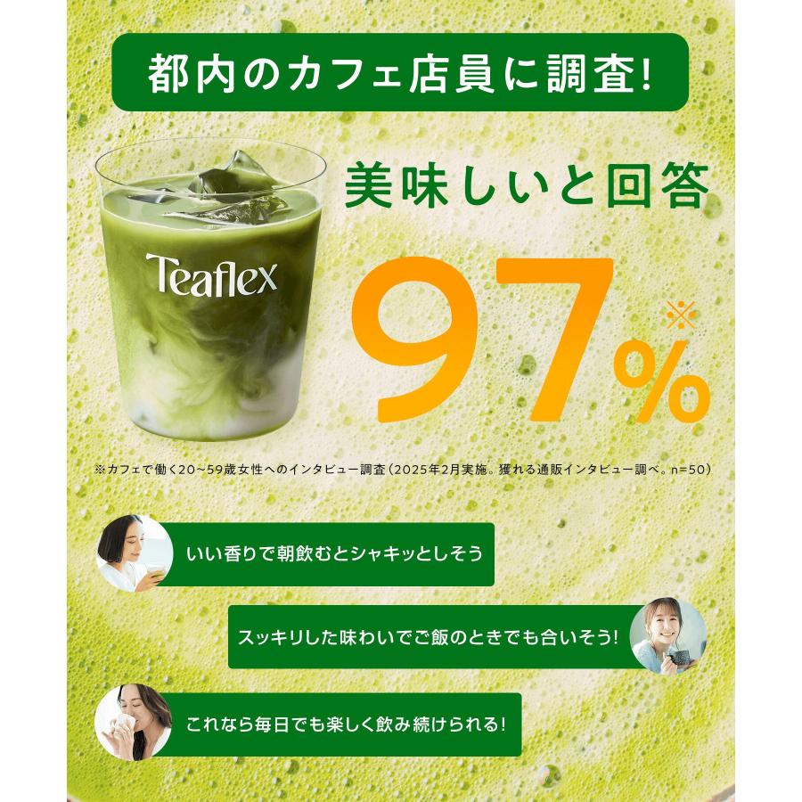 公式 Teaflex ティーフレックス グリーンティー SLIM CLEANSE GREEN