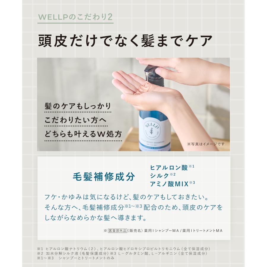 WELLP ウェルプ 薬用スカルプケア シャンプー トリートメント(詰め替え)[医薬部外品] 詰替 :wel002:アンドハビット - 通販 ...