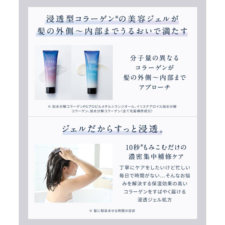 YOLU ジェルヘアマスク ヨル カームナイトリペア リラックス YOLU ジェルヘアマスク ヨル カームナイトリペア リラックス
