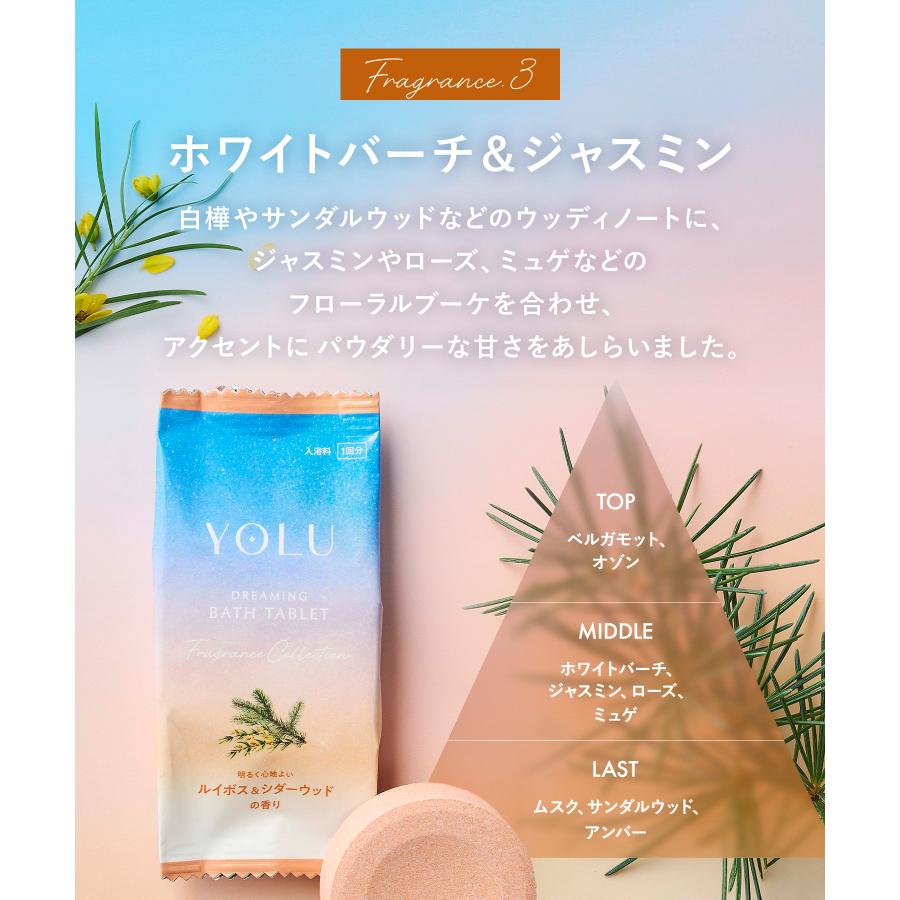 重炭酸ナイトスパ　カームナイト リラックスナイト　 バスタブレット　入浴剤　ヨル YOLU（ヨル） 入浴剤 ギフトセット アソートセット 6錠 単品 セット