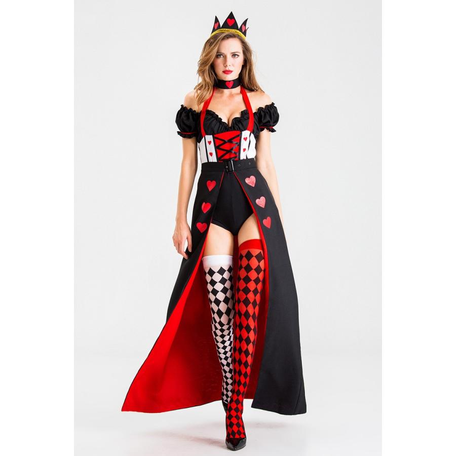 ハロウィン衣装 ハートの女王 に変身 コスチューム 女王様 大人用 セクシー コスプレ衣装 可愛いレディース 仮装 女性 魔女 悪魔 変装 お化け Ad7 Ad7 Queenstyle 通販 Yahoo ショッピング