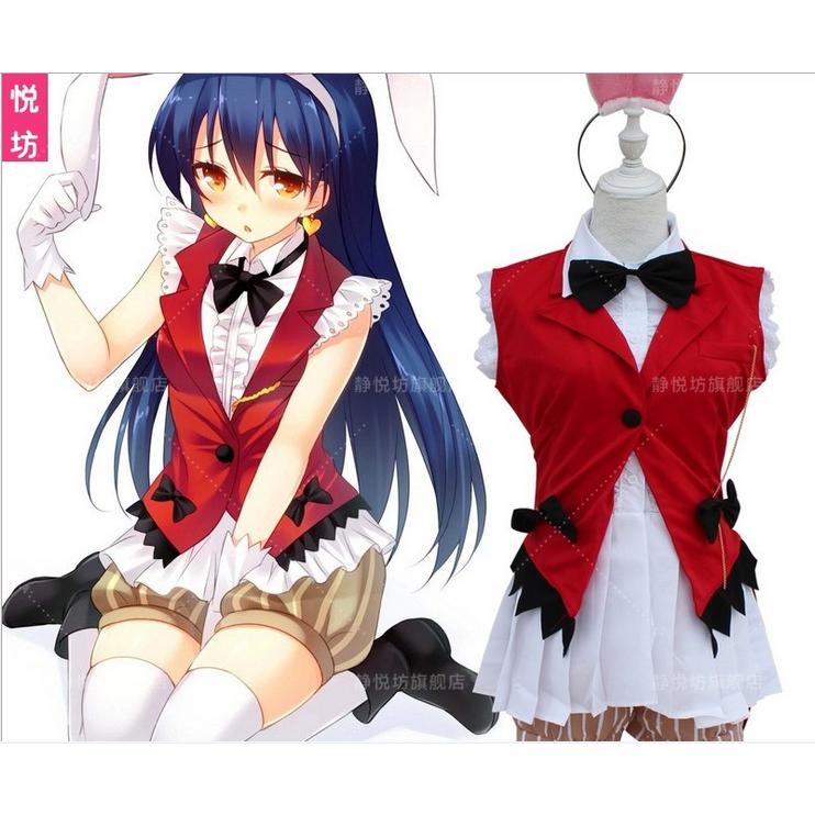 Dm64 ラブライブ コスプレ衣装 カフェメイド服 メイド服 園田海未 うさぎの女郎 Love Live かわいい Dm64 Queenstyle 通販 Yahoo ショッピング