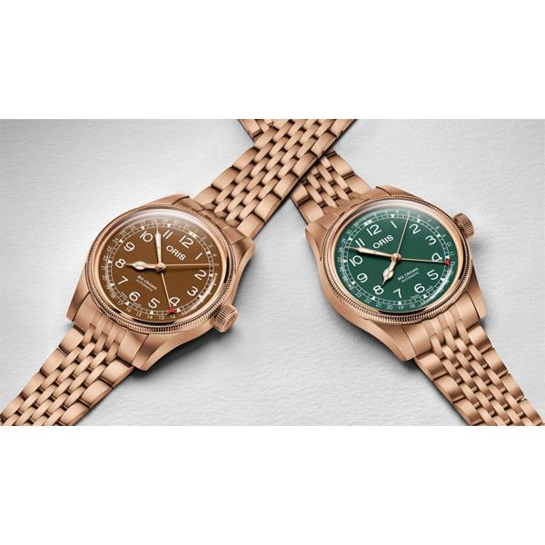 正規品 ORIS オリス ビッグクラウン ブロンズ ポインターデイト 自動巻き メンズ腕時計 送料無料 01 754 7741 3166-07 8 20 01 |  | 03