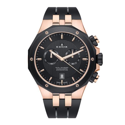 【最大60回無金利・ノベルティ】 正規品 EDOX エドックス デルフィン オリジナル クロノグラフ 10110-357RNCA-NIR 国内正規品 送料無料の画像