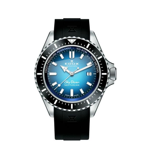 【最大60回無金利・ノベルティ】 正規品 EDOX エドックス スカイダイバー ネプチュニアン 80120-3NCA-BUIDN | EDOX | 01