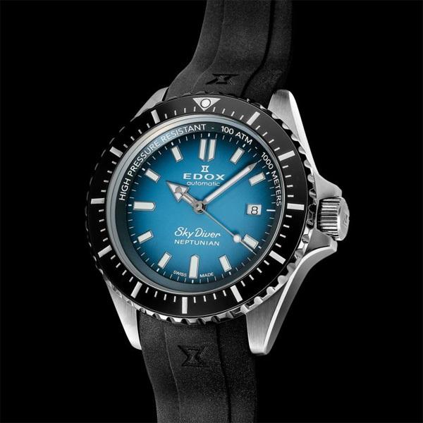 【最大60回無金利・ノベルティ】 正規品 EDOX エドックス スカイダイバー ネプチュニアン 80120-3NCA-BUIDN | EDOX | 02