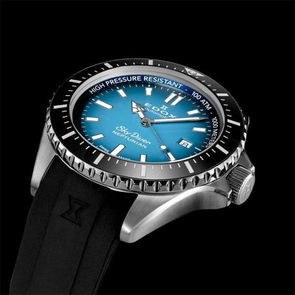 【最大60回無金利・ノベルティ】 正規品 EDOX エドックス スカイダイバー ネプチュニアン 80120-3NCA-BUIDN | EDOX | 04