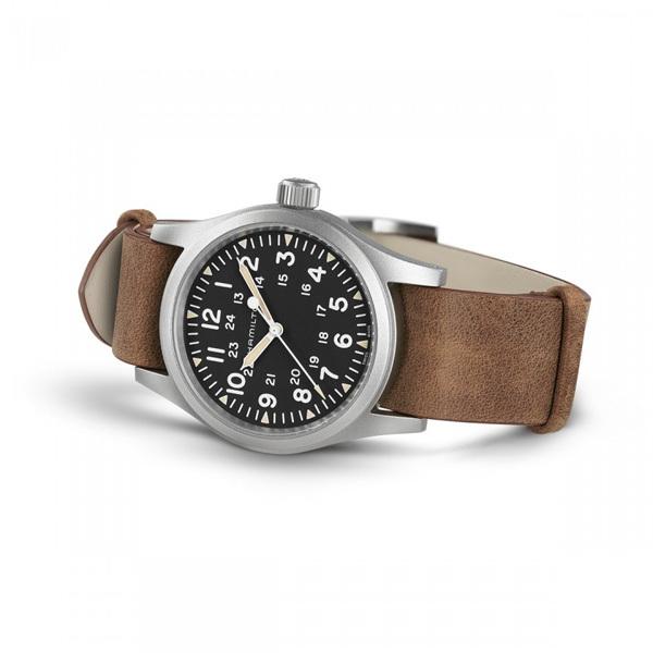 Hamilton ハミルトン Khaki Field カーキ フィールド MECHANICAL 機械式手巻 メンズ腕時計 送料無料 H69439531 ラッピング無料｜quelleheure-1｜04