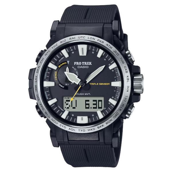 30%OFF  国内正規品 CASIO カシオ PRO TREK プロトレック Climber Line ソーラー充電システム メンズ腕時計 PRW-61-1AJF｜quelleheure-1｜02