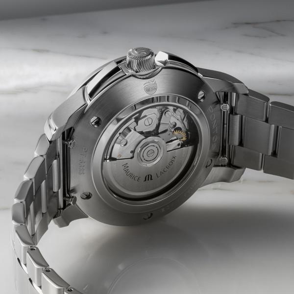 正規品 MAURICE LACROIX モーリスラクロア PONTOS CHRONOGRAPH 43mm 自動巻き メンズ腕時計 PT6388-SS002-321-1｜quelleheure-1｜04